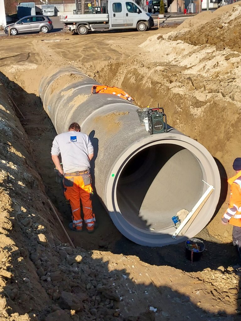 Jettingen-Scheppach, Neubau Baustoffhandel