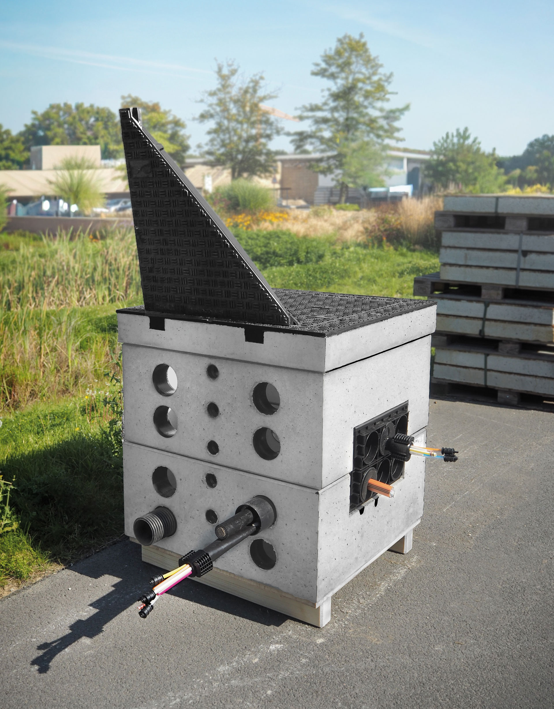 Stahlbeton Kabelschacht