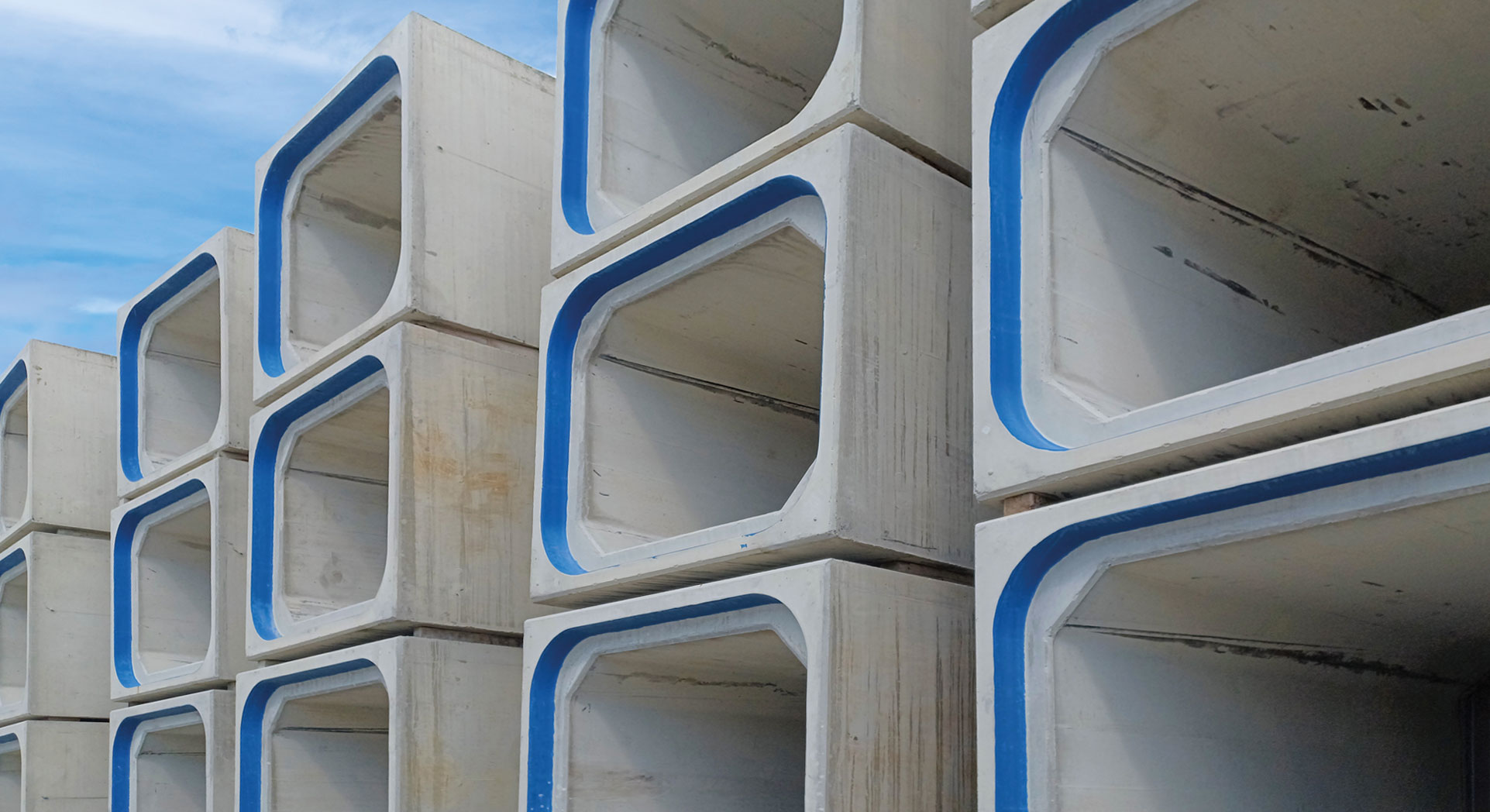 Stahlbeton-Rahmenbauteile